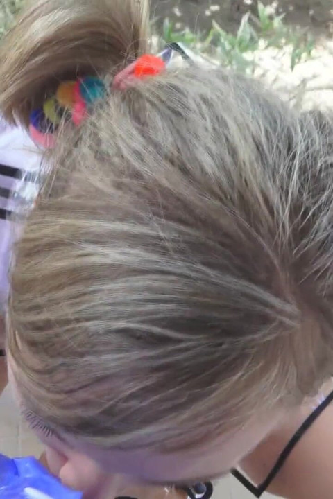 Naughty college girl gives a deep blowjob