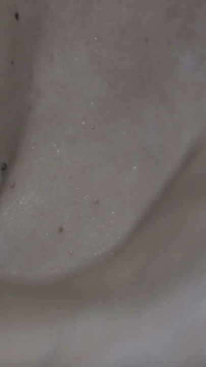 I love the cum on my tits, I jerk him off for it | Clip 1