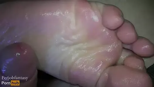 Reverse Footjob - Perfect Soles and Feet - Great Ass  POV