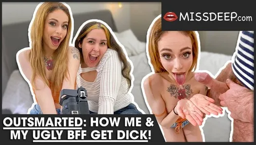 Fat girlfriend gets a turn at hook up cock! MISSDEEP.com