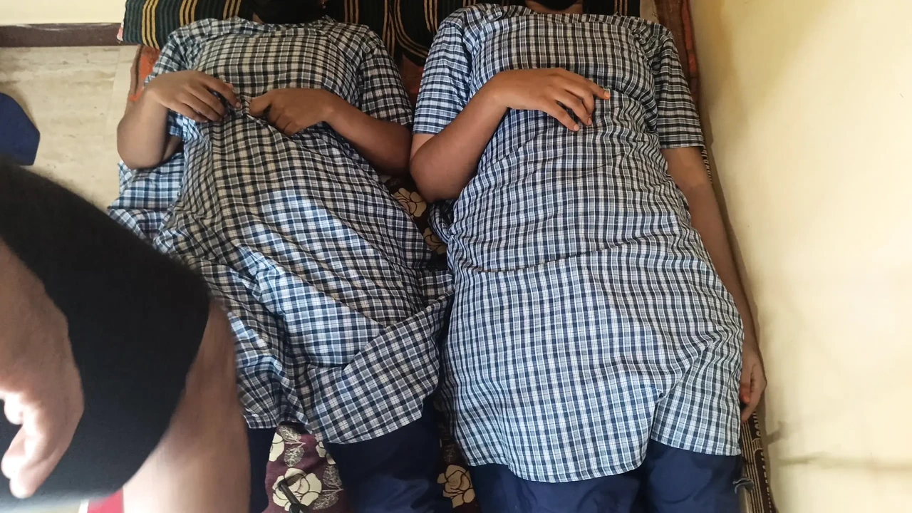 School girl with step father