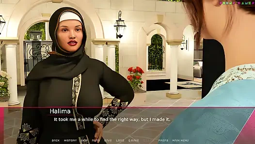 Sharmota'nın zevk dünyası - Müslüman genç bayan habibi ile anal seks yapıyor 1