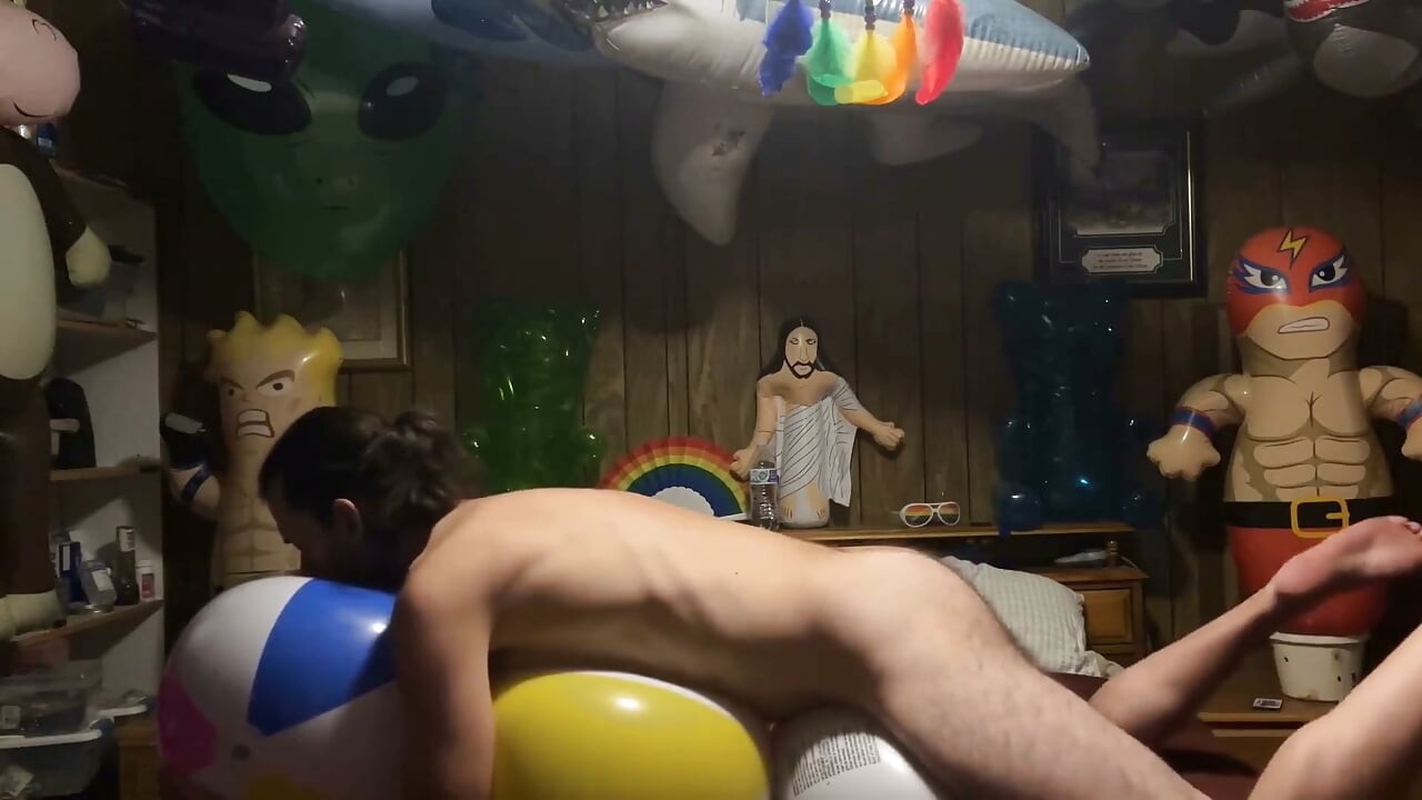 Triple Beachball Fun