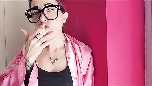 Take a moment to break with me while I sensually smoke