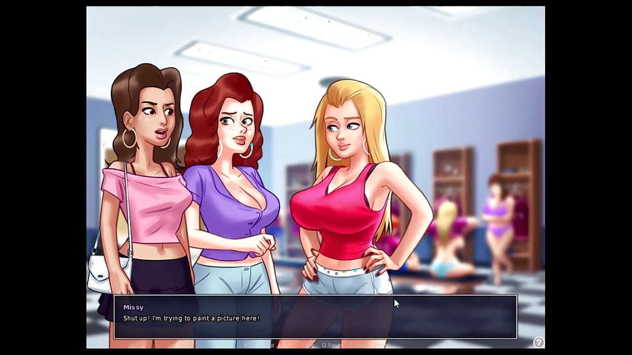 Summertime saga - Johannes jebe Odette... Dame i Johannes igrali su se vrtnje boce.