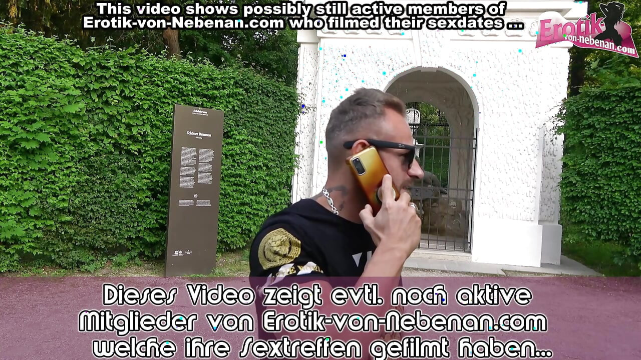 German Blowjob Date in Public Park (RISKY)