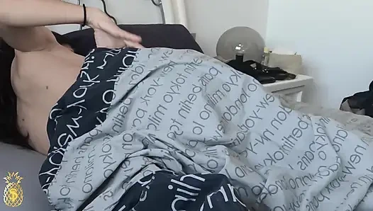 Opening my beautiful ass with a plug while masturbating
