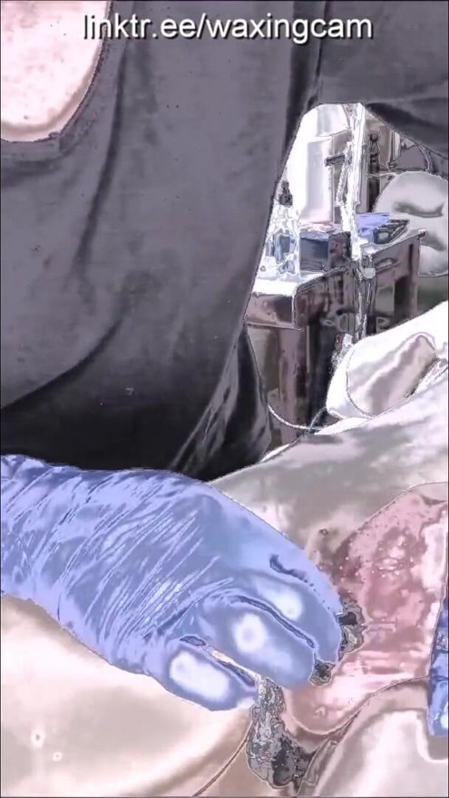 camera is peeping. waxing of a male cock and ass #93 | Clip 1