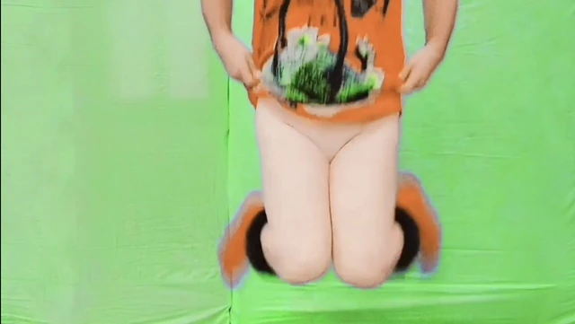 Jumping pussy hot shemale cute ladyboy cosplayer model crossdresser