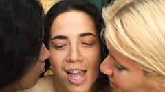 Brazilian Lesbian Girlfriends Lick Ass
