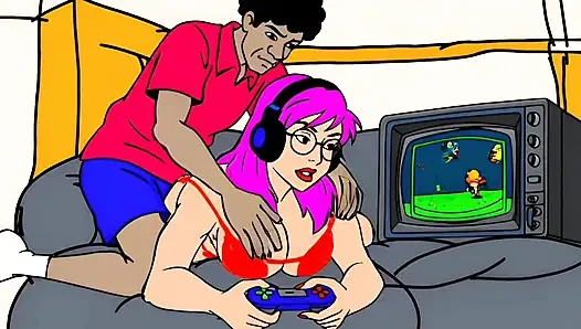 My Stepmom Loves Retro Games, Hentai, Ai Cartoon