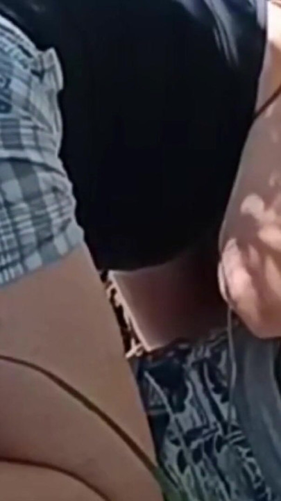 Redhead caught giving blowjob in public | Clip 2