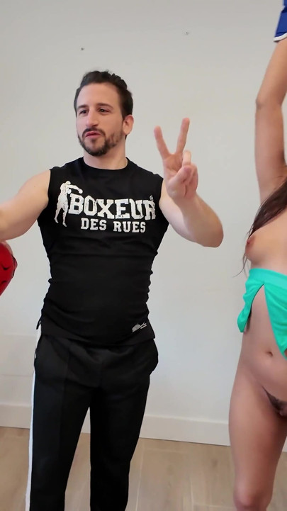 4K boxerské tréninkové cvičení, bojová boxerka