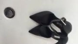 Wife sisters shoes high heels cum