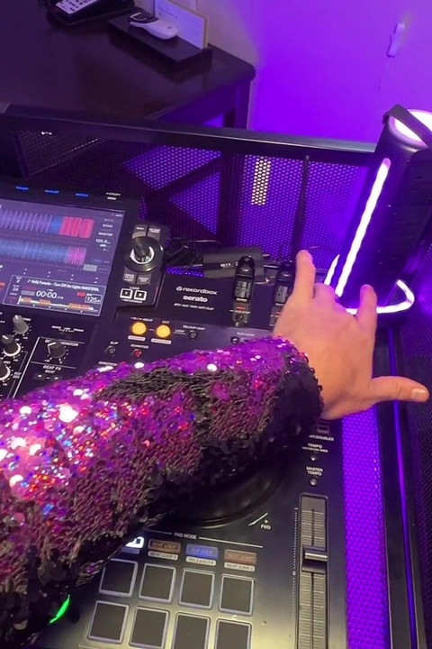 Riding the Hot Djs Dick Till Cumming All Over My Ass