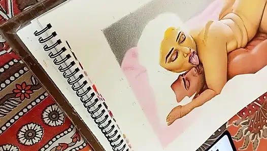 Stunningly beautiful desi indian woman fucking husband's friend when no one is at home