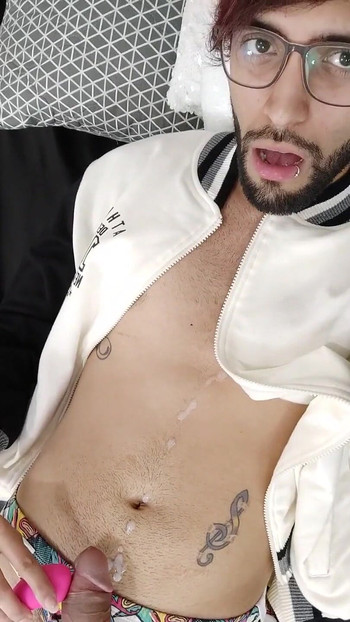 I was so horny after a show I had to shoot a nice load