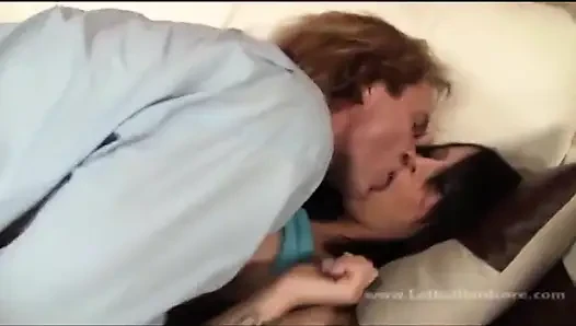 Step daughter lets step daddy fuck