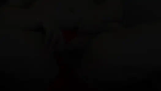 John is peeing on Jen's panty and pussy