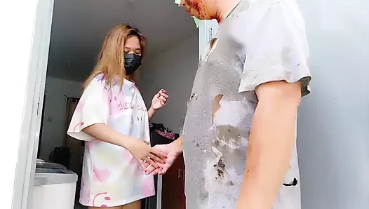 无家可归的人。我把他带回家