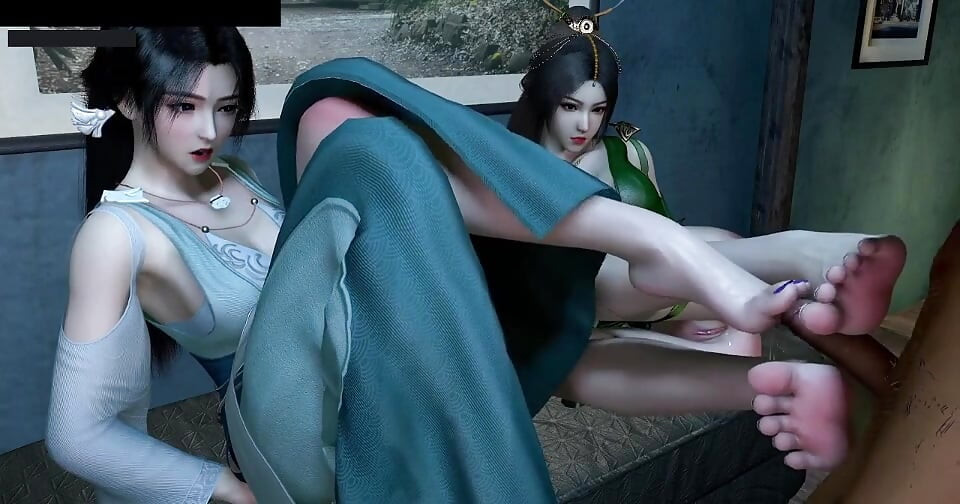 Temptress Goddess Glow: Virtuaaliset käyrät - 3D-animaatio Hentai