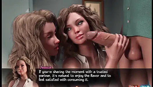 Treasure of Nadia -23&24 - gameplay - roleplay - doctor teaches sex to teen