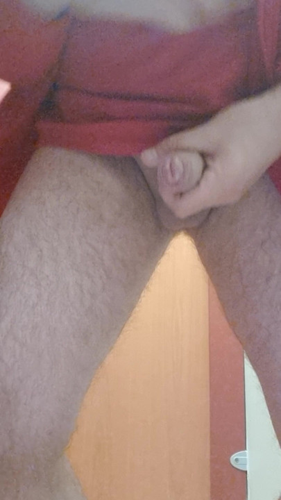 Cheeky wank at work