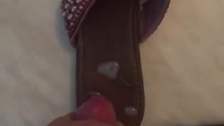 cumming in my sister (goddess) shoes