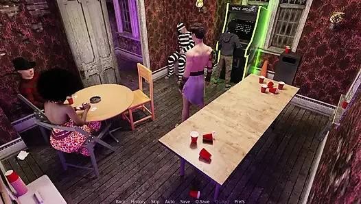 big tits girl suck dan fuck her boyfriends cock - porn game eps 8