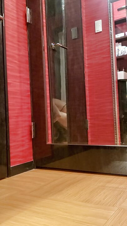 Japan in micro bikini and boots