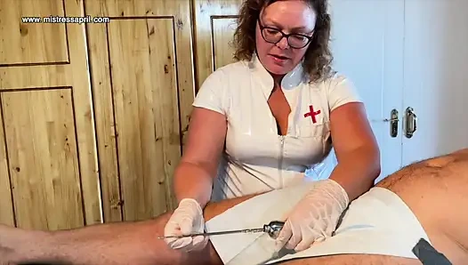 Домина госпожа April - блок уретры