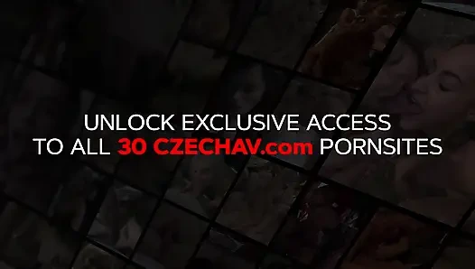 Busty Brunette Beauty Gets Her Pussy Fingered