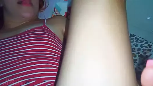 She drinks my piss, cum on dick and I cum on her ass!