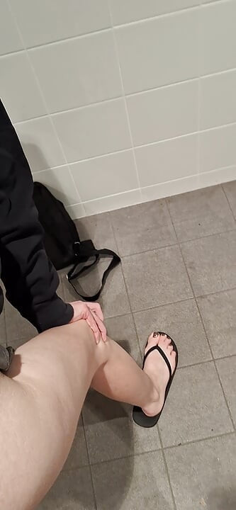 Anal and ATM With Kate in bathroom on Holiday