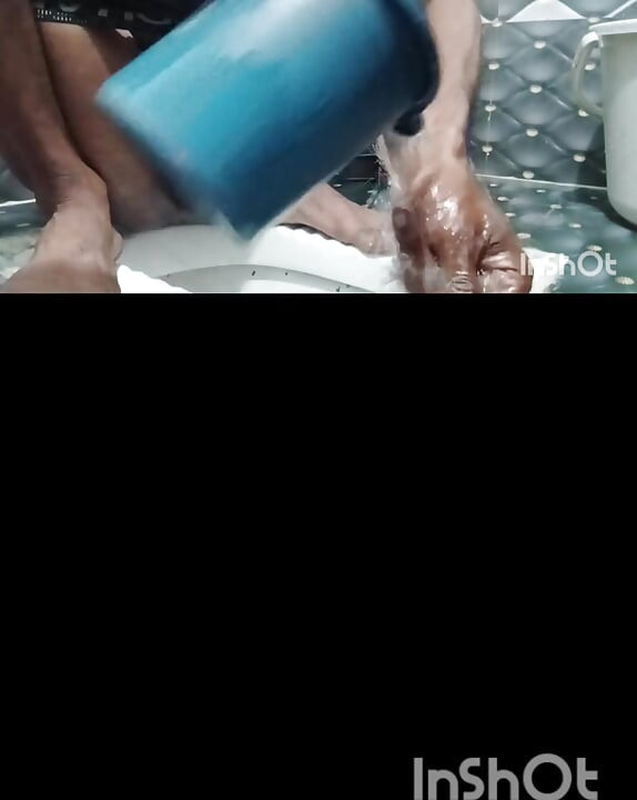 FTM's huge cock releasing cum after masturbating
