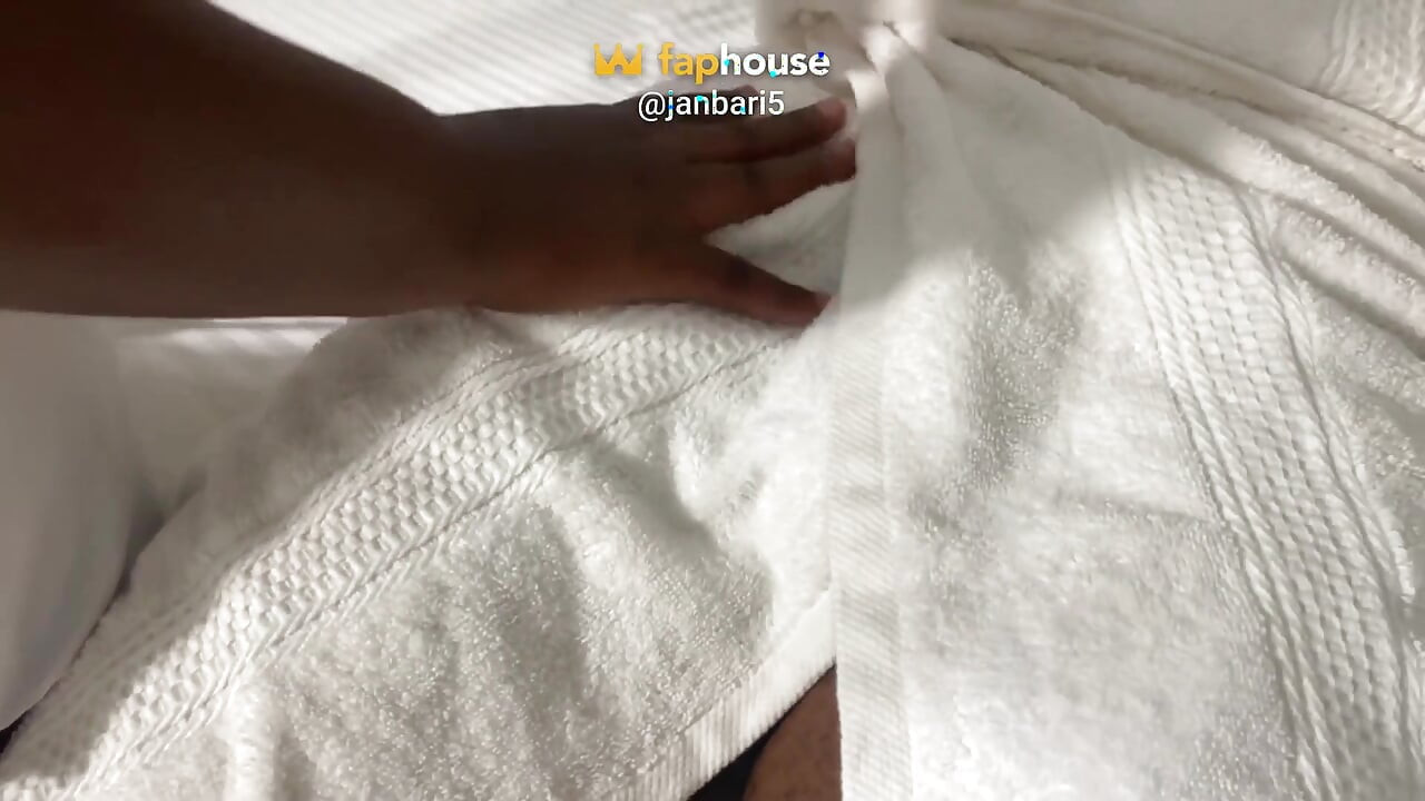 A Sweet Cumshot on a Blue Couch