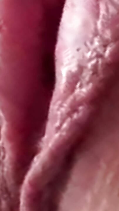 Stepmom EXTREME CLOSE-UP of a wet pulsating orgasm of a HUGE juicy PUSSY