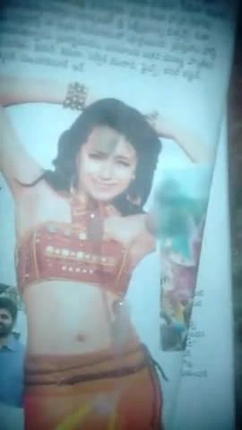 Hot tribute to trisha..!!!