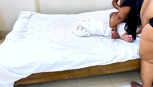 Stepsister Bed Share in Hotel Room