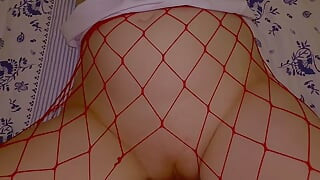 Nurse Scarlet putting in overtime after that LONG shift