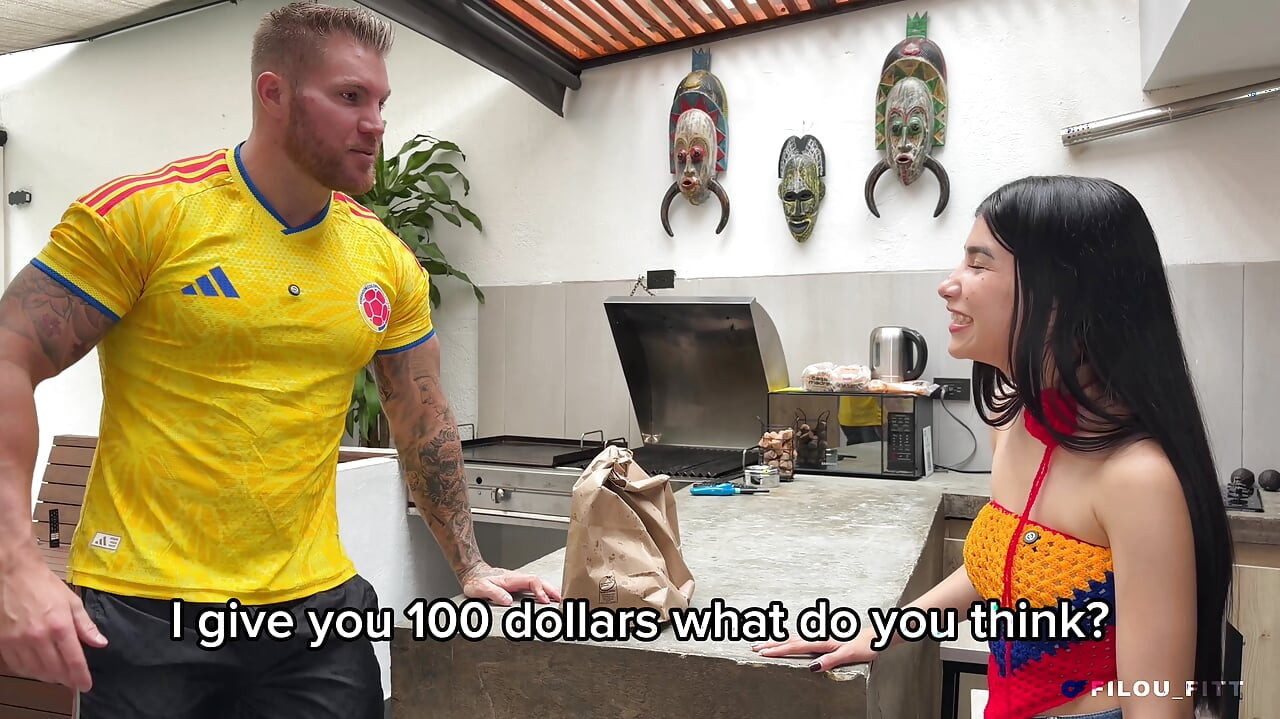 Dominating And Destroying The Ass Of The Hot Colombian Delivery Girl! Sarah Taylor And FilouFitt