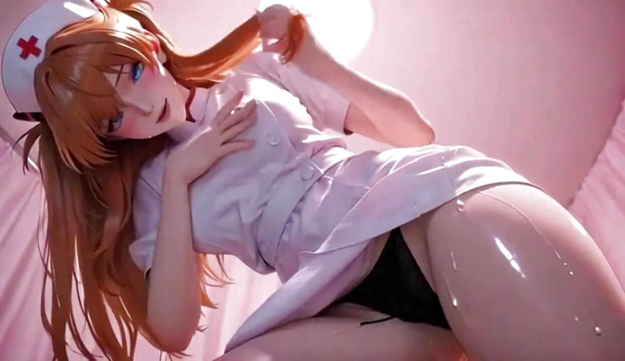 Anime Girls in Provocative Lingerie Teasing SFW SET 10