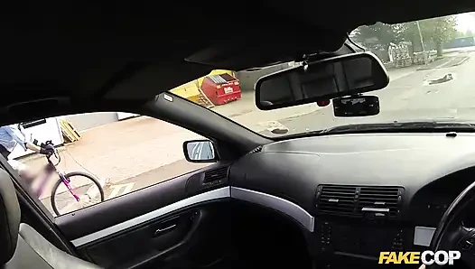 Fake Cop - Hot Cyclist with Big Tits and Sweet Ass Takes Big Load