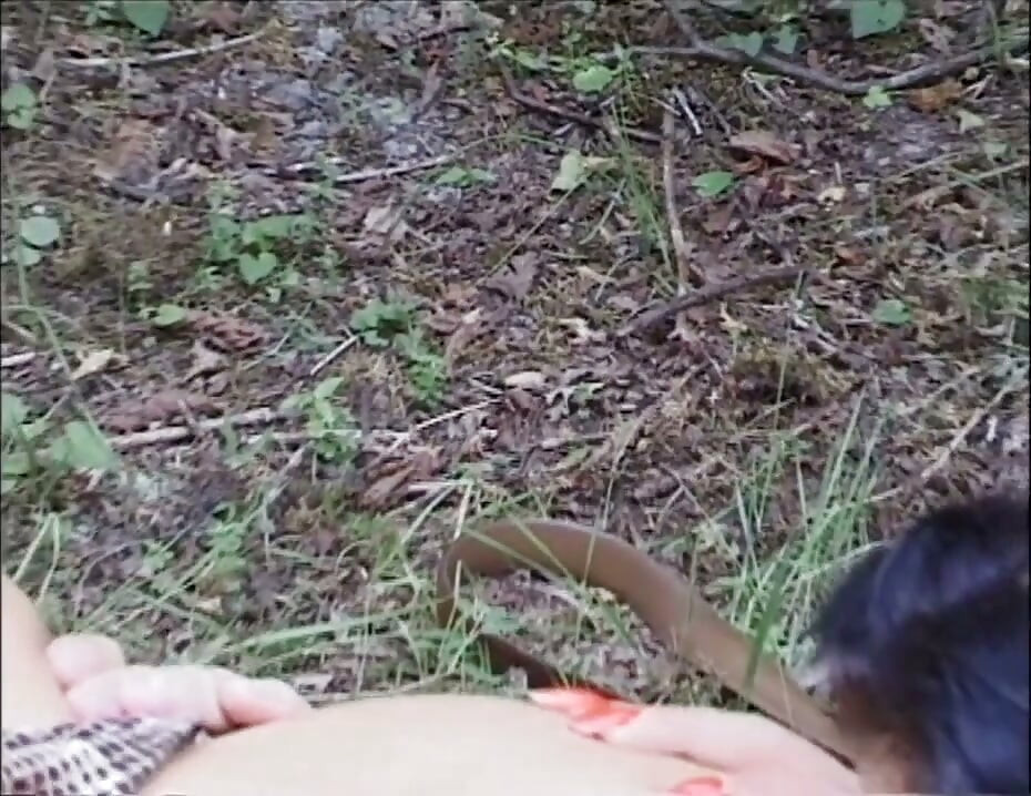 Muschi lecken, fingern, ficken, dreier im wald