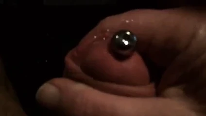 Yavaş hareket boşalmak ile penis fişi
