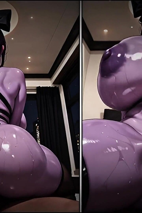 Con Los Ojos Vendados Elfo Púrpura Aceitado Y Follado Duro - Enormes Tetas Goteando Fantasía En Primer Plano