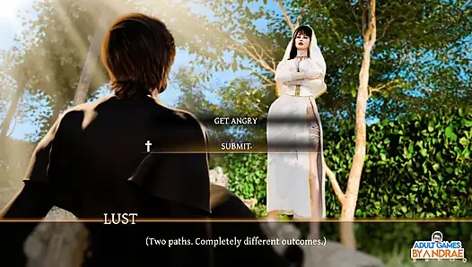 Sisters in Sin Gameplay Part 11 - Rebecca Confronts Lust in the Garden