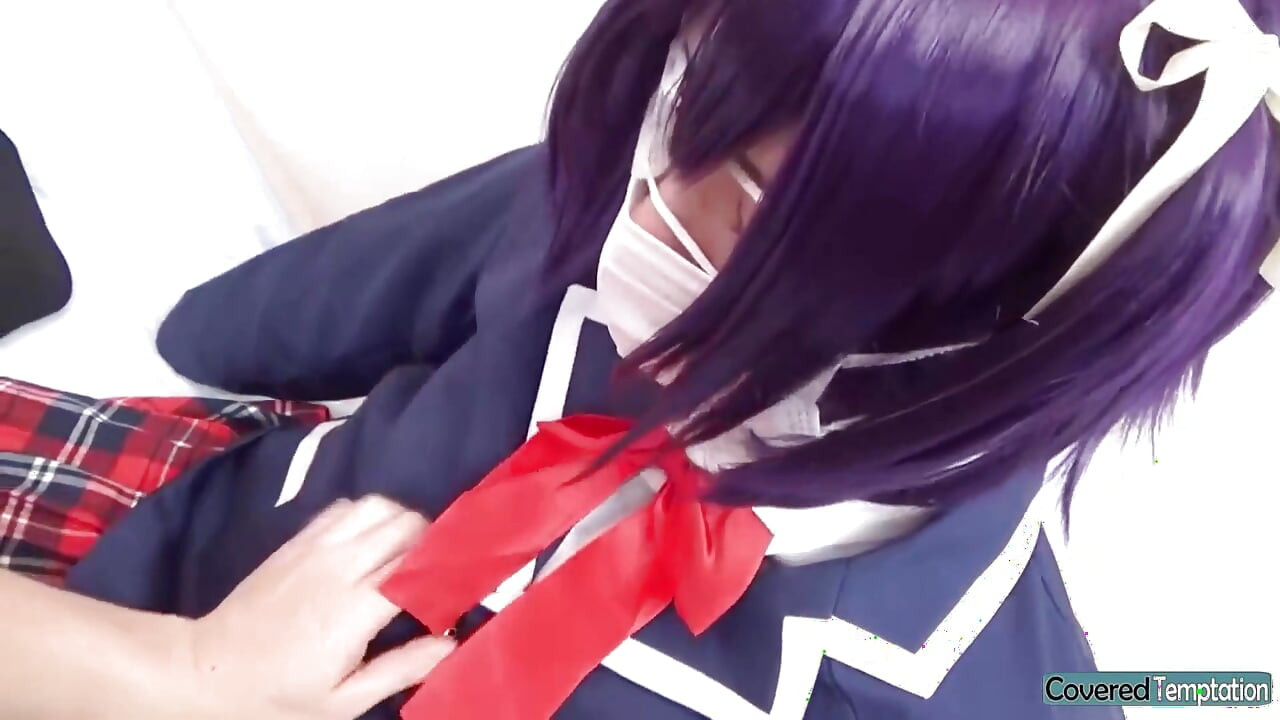 Chuunibyou estilizado adulto quer gozada interna profundo, acabamento em primeiro plano duro