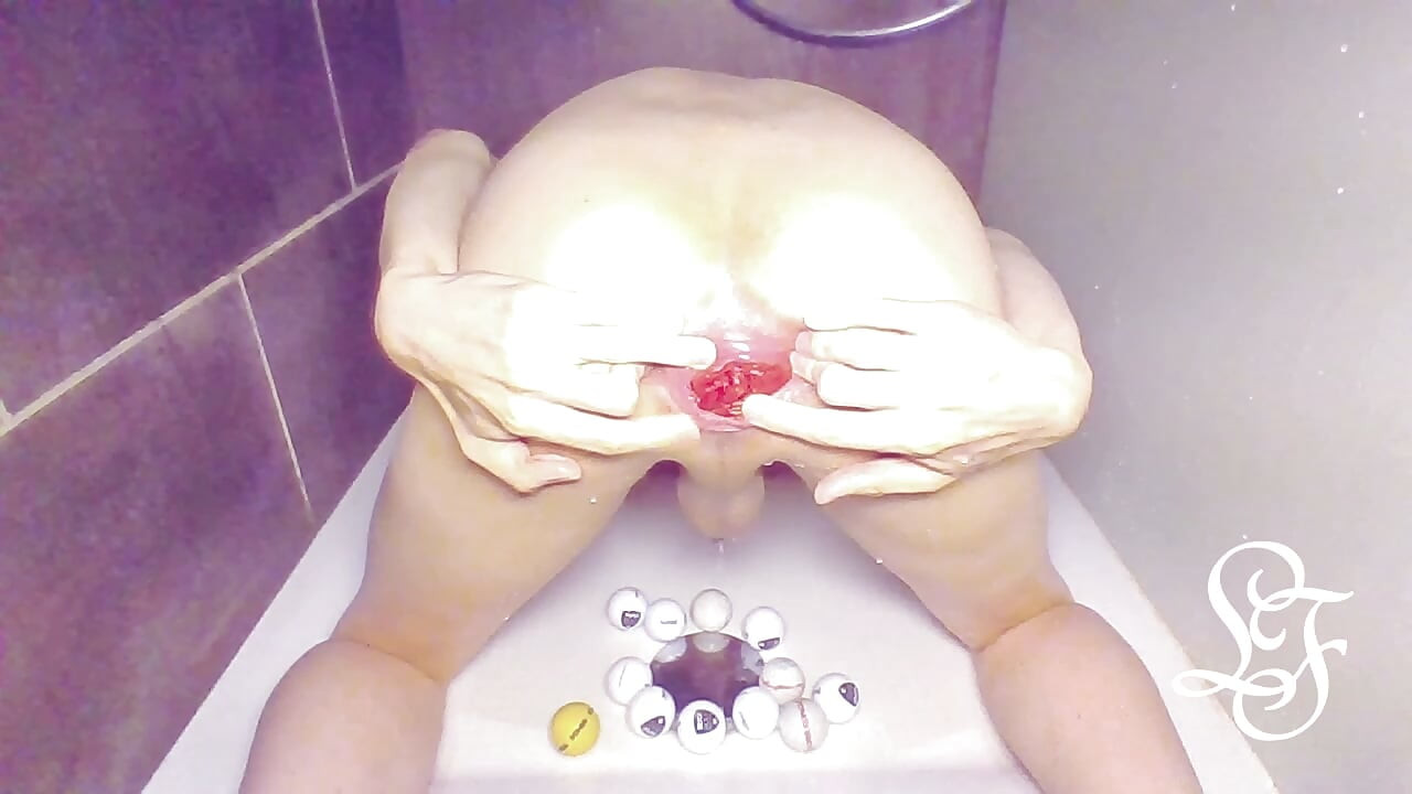 Back in the shower with 12 Golf Balls!