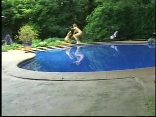 2 girls at pool